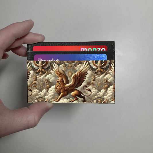 Griffin print slim wallet