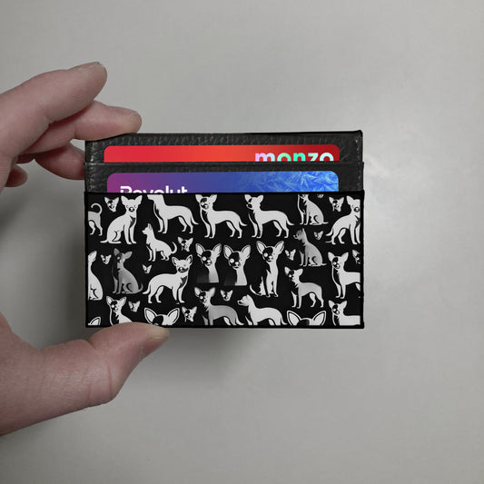 Chihuahua print slim wallet