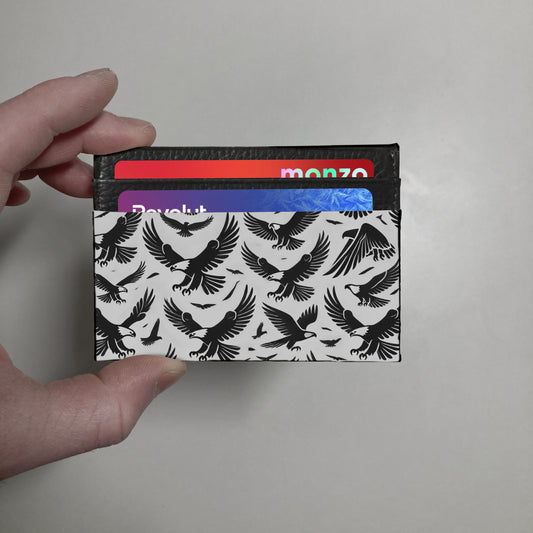 Eagle print slim wallet