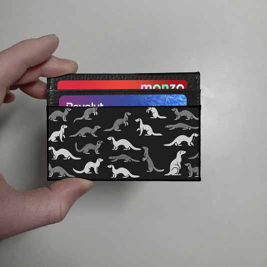 Ferret print slim wallet