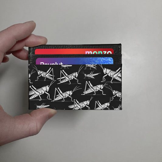 Grasshopper print slim wallet
